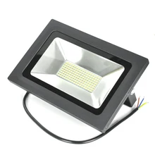 BORUIT 220V 50/60Hz 60W Светодиодный прожектор в черном корпусе уличный поисковый фонарь IP65 Водонепроницаемый светодиодный светильник 3518 светодиодные прожекторы