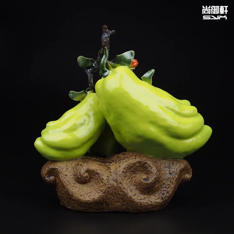  Shiwan doll designer boutique fruit ceramic ornaments handy creative bedroom Home Furnishing jewelr - 32810270942