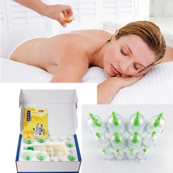 

12Pcs Sumifun Device Suction Cup Set Massage Cup Magnetic Therapy Vacuum Cups Body Massage C839