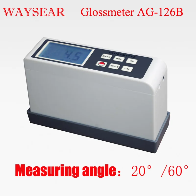 Глоссметр AG-126B блеск для поверхности метр мерные углы 20/60 градусов Диапазон измерения 200 ГУ AG126B