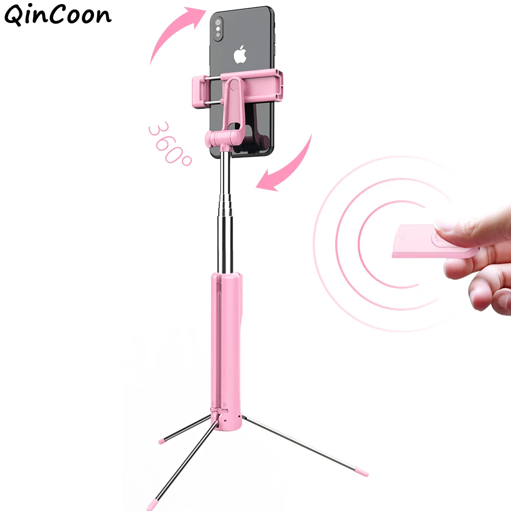 

Integrated Bluetooth Selfie Stick with Tripod Fill Light Remote Control Portable Handheld Extendable Monopod for iPhone Android