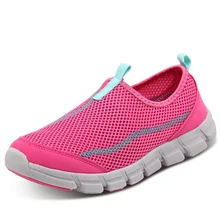 Женщина повседневная обувь дышащая обувь zapatillas mujer 2016 горячие моды плоские с женской обуви теннис мода стиль сетки размер 34-40