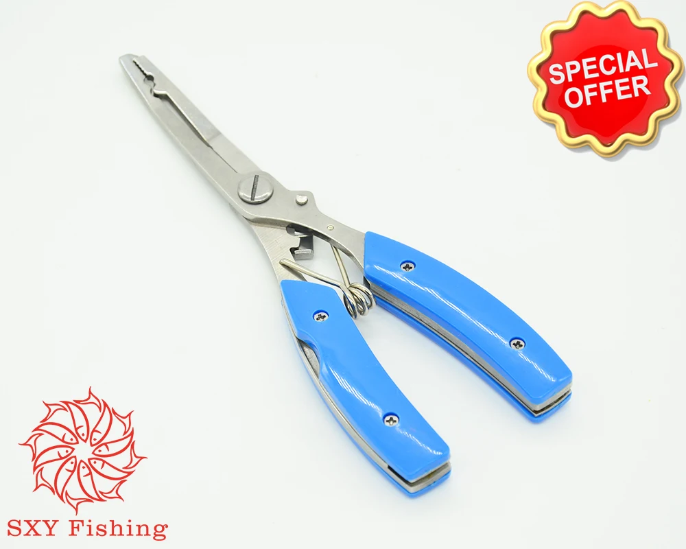 

SXY fishing Alloy steel Multi-function Fishing Pliers Multi-function Fish Use Scissors Fishing Repair Kit Multifunction tweezers