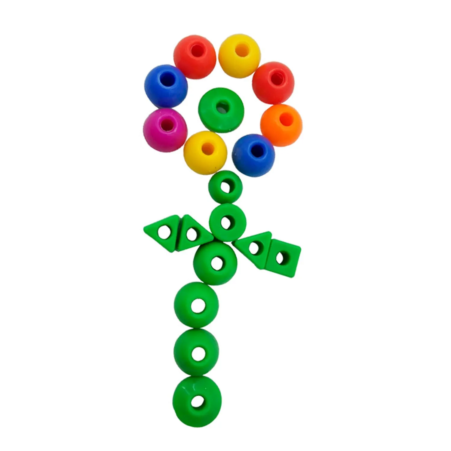 Детские Мультяшные пластиковые геометрические бусины, сделай сам, нанизывающий резной браслет, ожерелье, ювелирный аксессуар из бисера, игрушка
