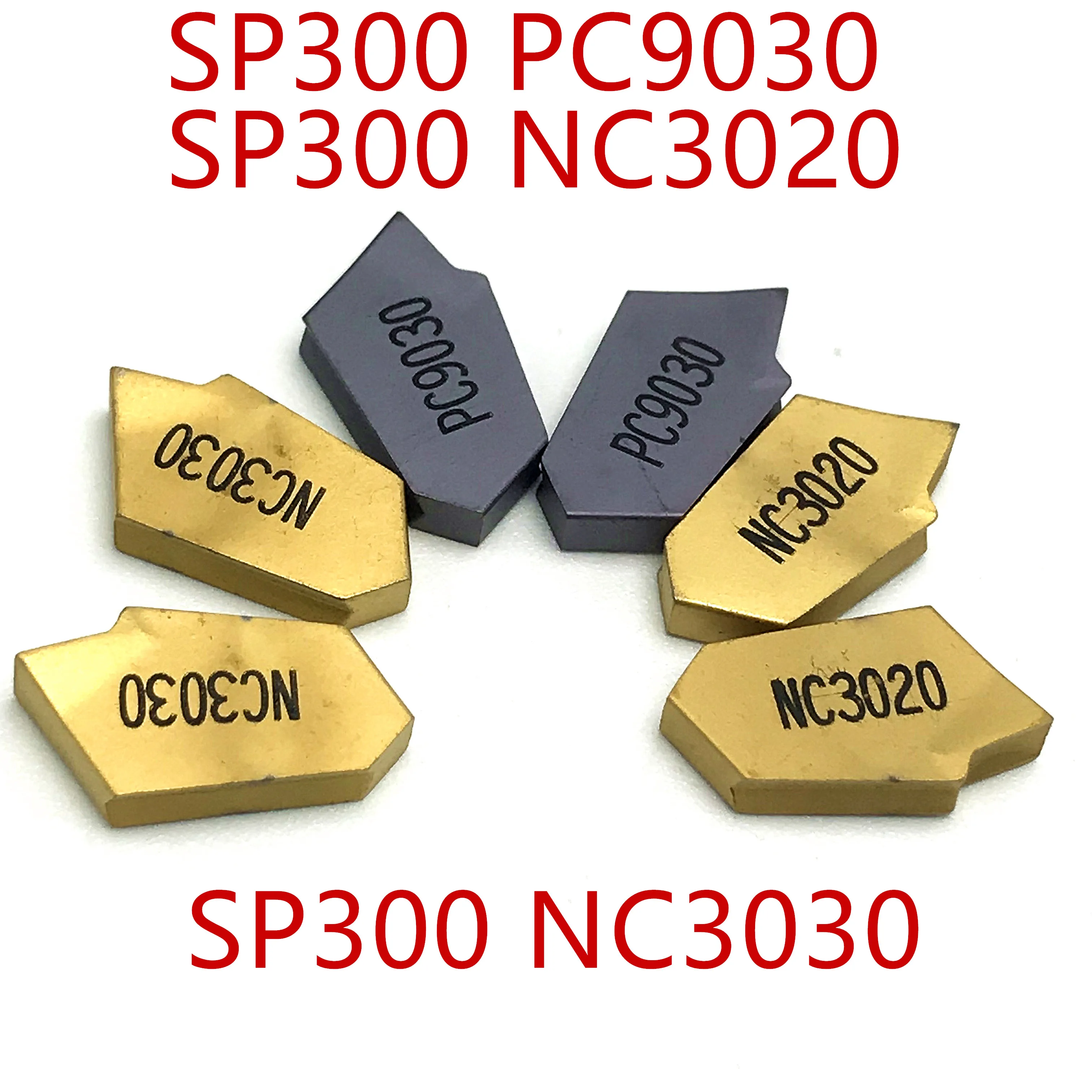 Grooving Turning Tool SP300 PC9030/NC3020 / NC3030 Carbide Insert SP ...