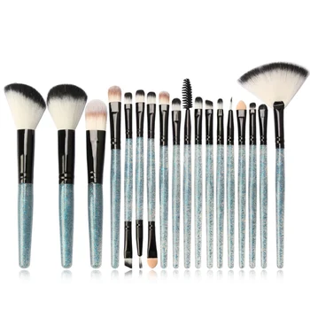 

18Pcs Makeup Diamond Brushes Set Eye Shadow Foundation Powder Eyeliner Eyelash Lip Make Up Brush Cosmetic Tool Kit