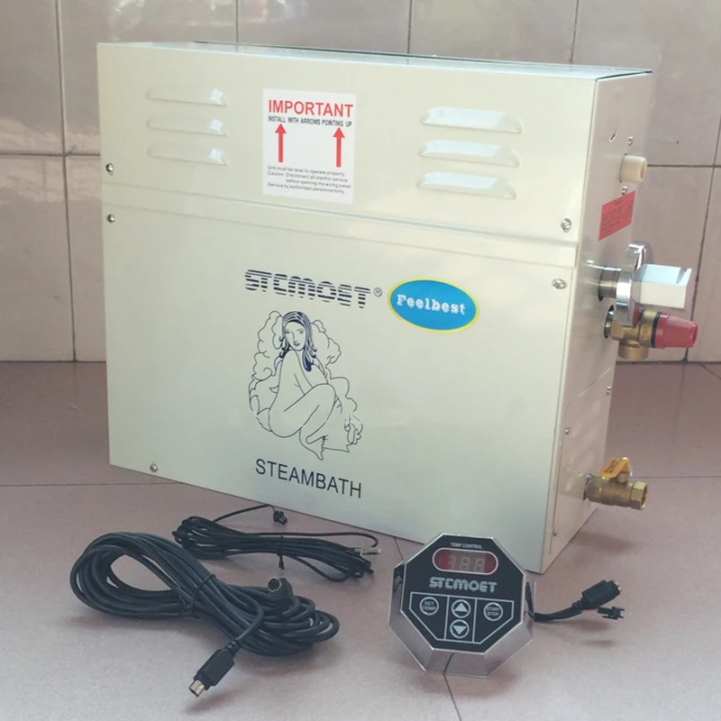 6KW Steam Generator Household Steaming Sauna Room 220V Steam Bath