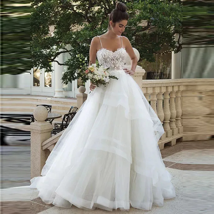 Wedding Dress 2022 Spaghetti Straps 