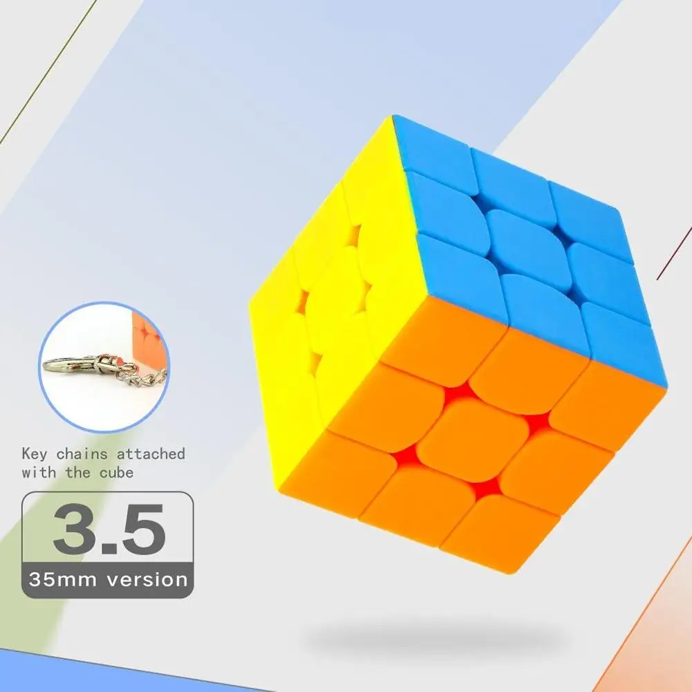 RCtown мини 3-й заказ брелок волшебный куб скоростной куб головоломка развивающая игрушка для детей zk30