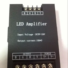 Артикул 5-24 В RGB LED усилитель семь светильник s светильник усилитель сигнала 30 a повторитель сигнала Светодиодный