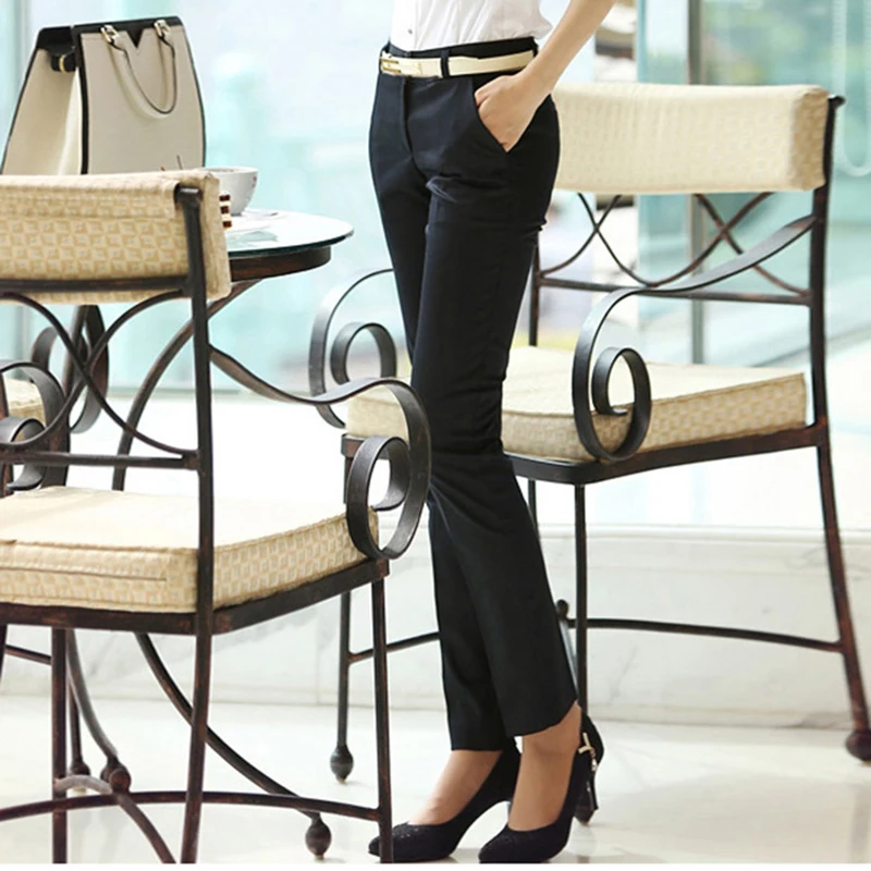 Wmwmnu brand slim women of OL office pants 2017 new arrival give Sashes pencil pants for OL office pants capris for women Pants