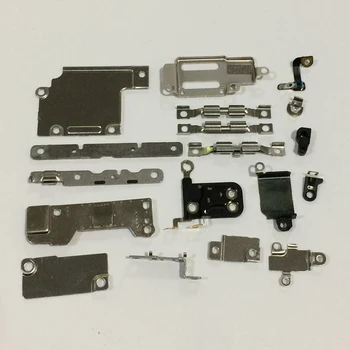 

10Set/lot Full Set LCD Display Home Button Flex Cable Metal Plate Cover Bracket Inner Repair Accessories Part for iPhone 6S 4.7"