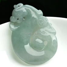 Подлинная натуральная восковая Нефритовая Длинная подвеска Fengyu античный полый Сабрина нефритовая подвеска с сертификатом для мужчин и женщин раздел