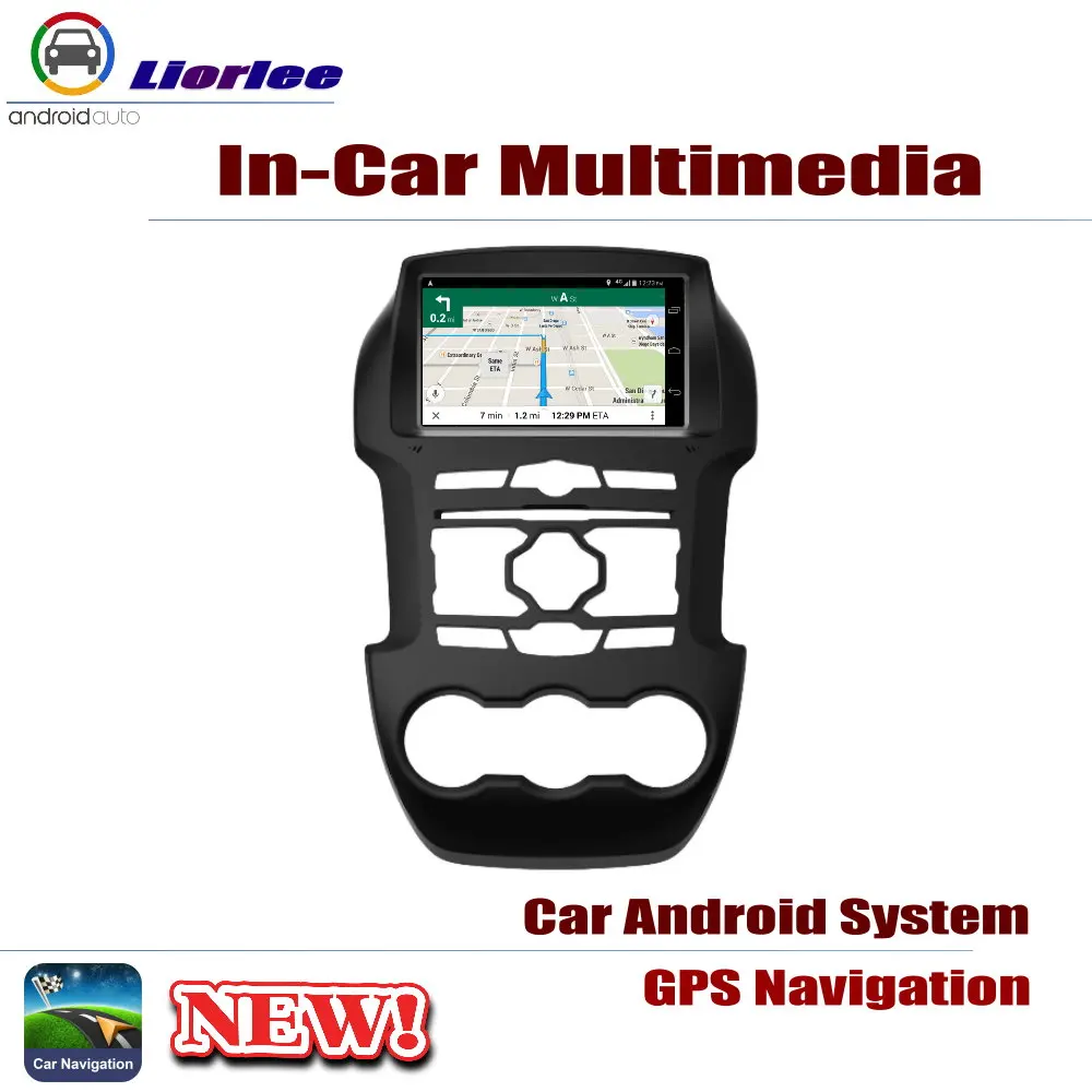 Top For Ford Ranger 2011~2013 Car Android Player DVD GPS Navigation System HD Screen Radio Stereo Integrated Multimedia 2
