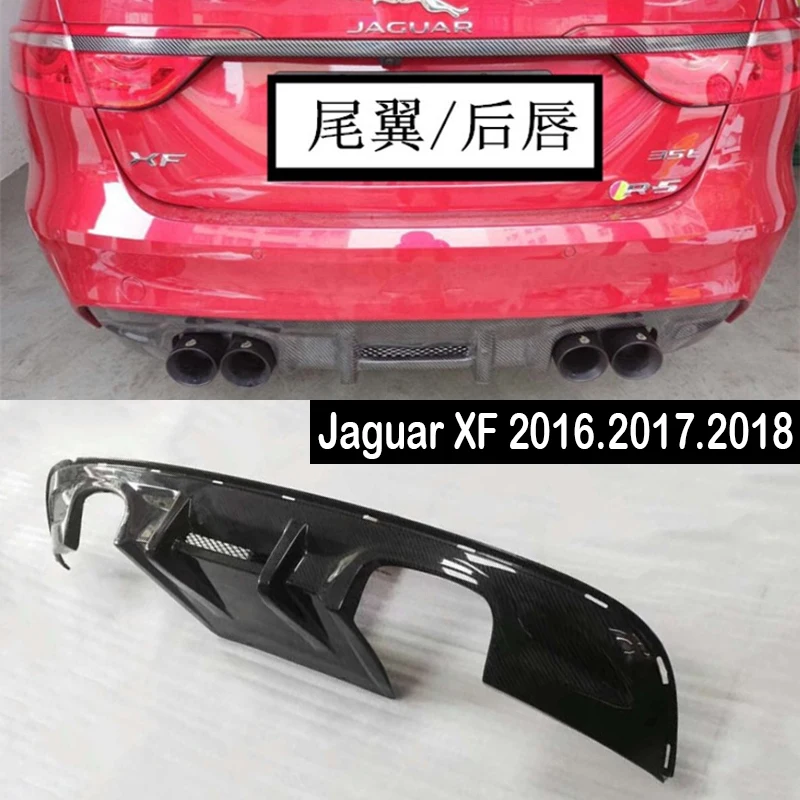 Fit For Jaguar XF 2016 2018 Rear Bumper Diffuser Bumpers Lip Protector