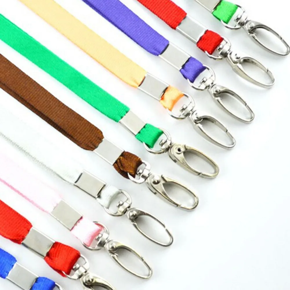 1PCS  Lobster Claw Clip Neck Strap Lanyard Safety Badge  Strap Color Random