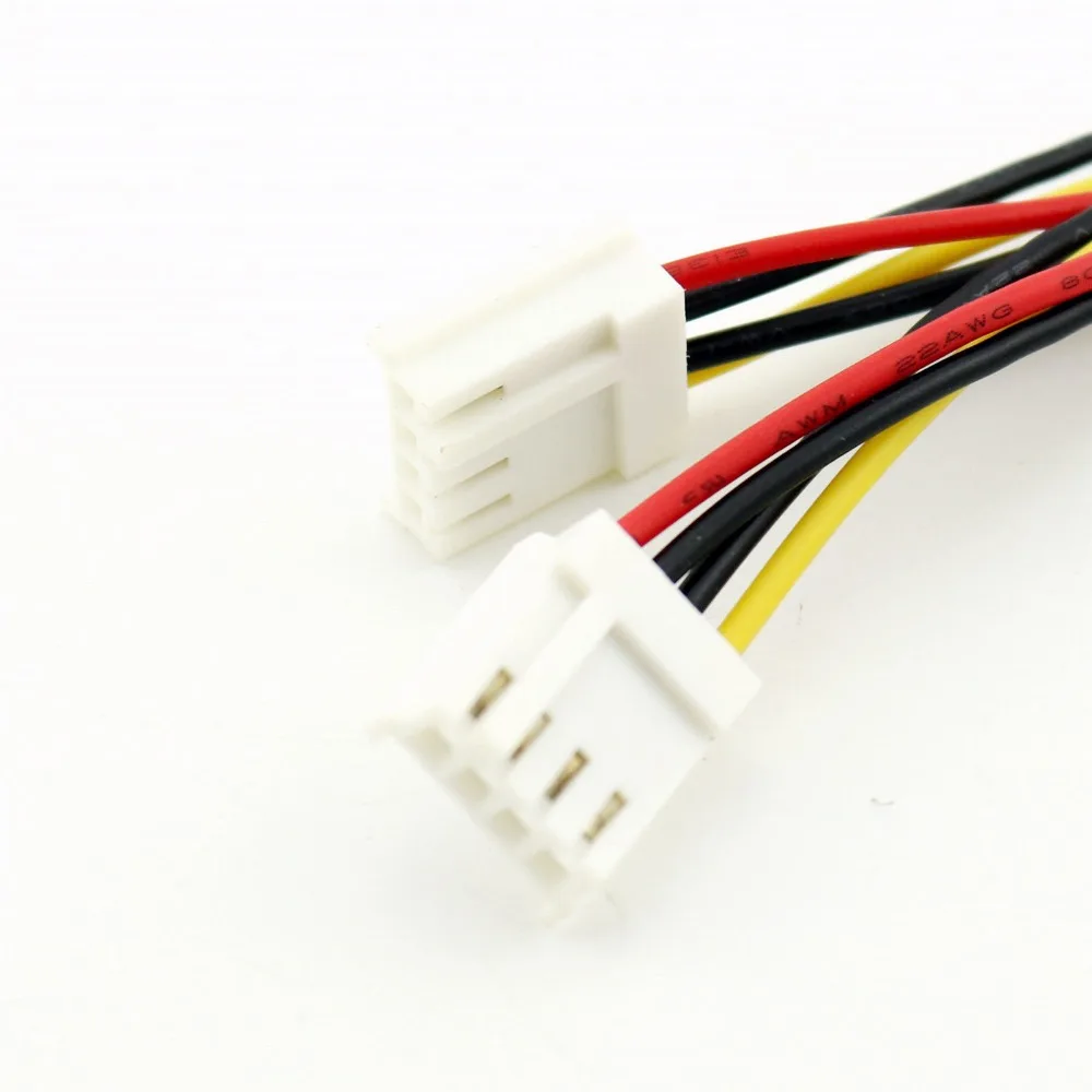 5.25 L 3.5 W ACL ACL-355362 4 Pin Molex Male to Dual Floppy Female Power Cable 5.25 L 3.5 W ACL ACL-355362 4 Pin Molex Male to Dual Floppy Female Power Cable