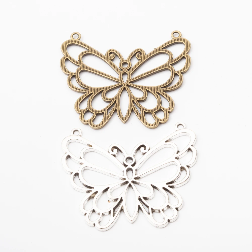 

2pcs zinc alloy Animal butterfly Charms for Jewelry Making 5809