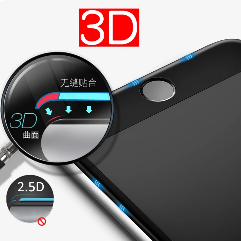 9H 0 2 мм 3D изогнутый мягкий ПЭТ край Полное покрытие закаленное стекло Защита