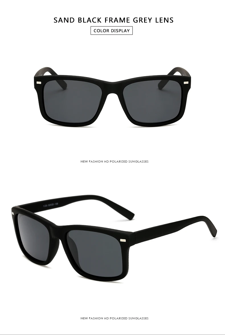 2019 унисекс солнцезащитные очки Мужские Женские брендовые дизайнерские настоящие поляризованные UV400 Квадратные Солнцезащитные очки для