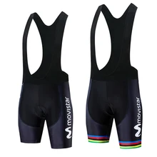 movistar одежда для велоспорта Джерси быстросохнущая велосипедная одежда мужская летняя команда майки для велоспорта 9D велосипедные шорты