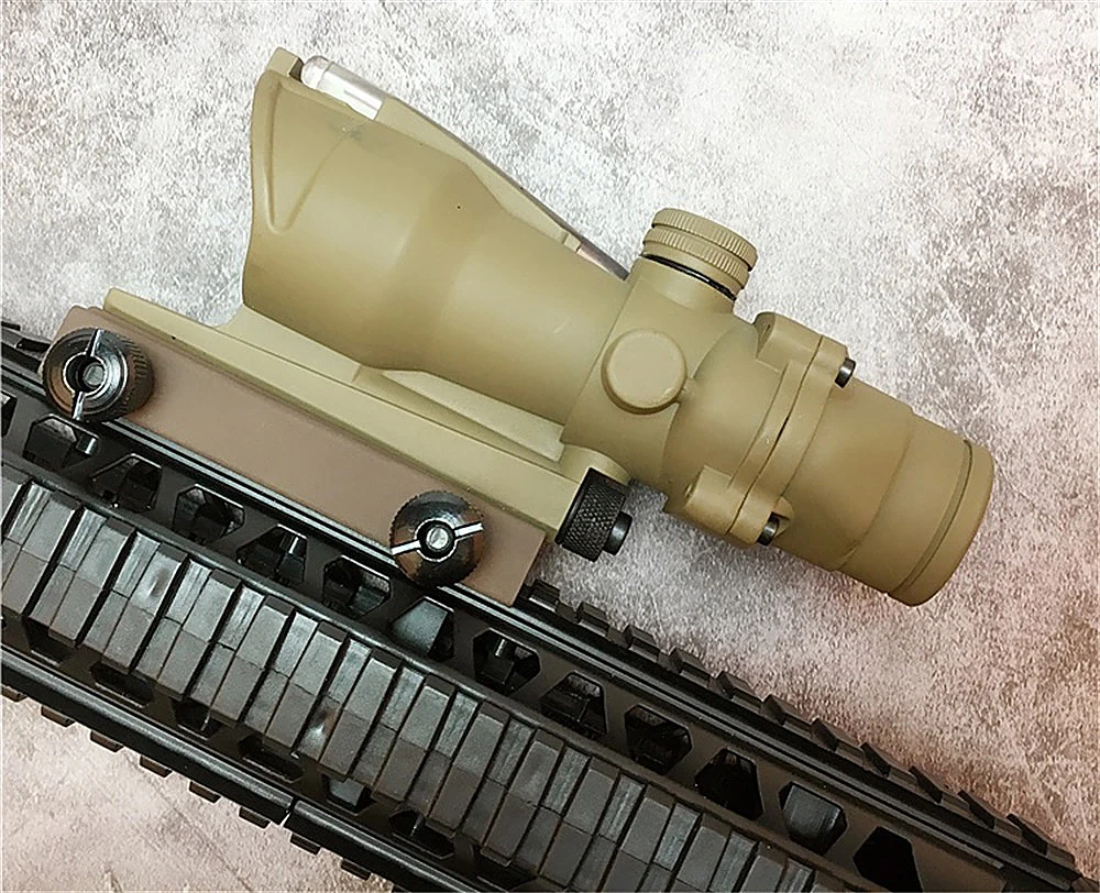 Trijicon T-eagle ACOG 1x32 оптические винтовки прицелы пятнистость красная точка M416 сетка с 20 мм креплениями прицел охотничья Оптика прицел