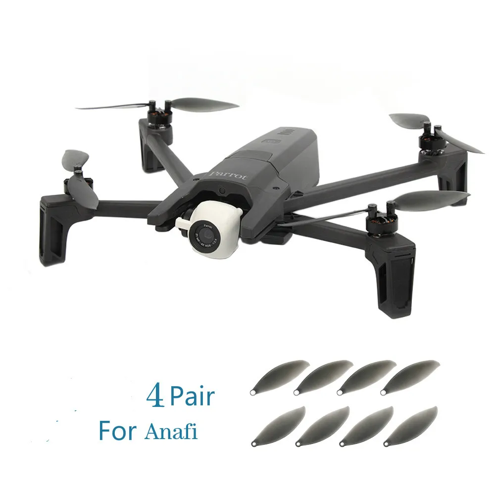 CW пропеллеры реквизит 4 пары Ccw/cw лезвия для Parrot Anafi Дрон складной FPV RC Квадрокоптер