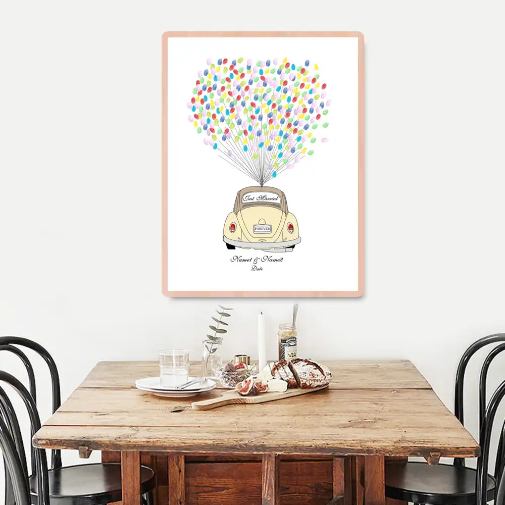 Wedding Guest Book Alternatives Customized Fingerprint Tree