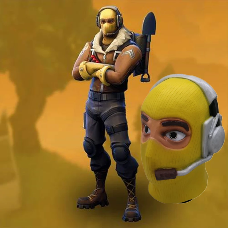 

Raptor Pilot Skin Mask Game Battle Royale Cosplay latex mask Halloween Party Adult Pilot Ma Helmet