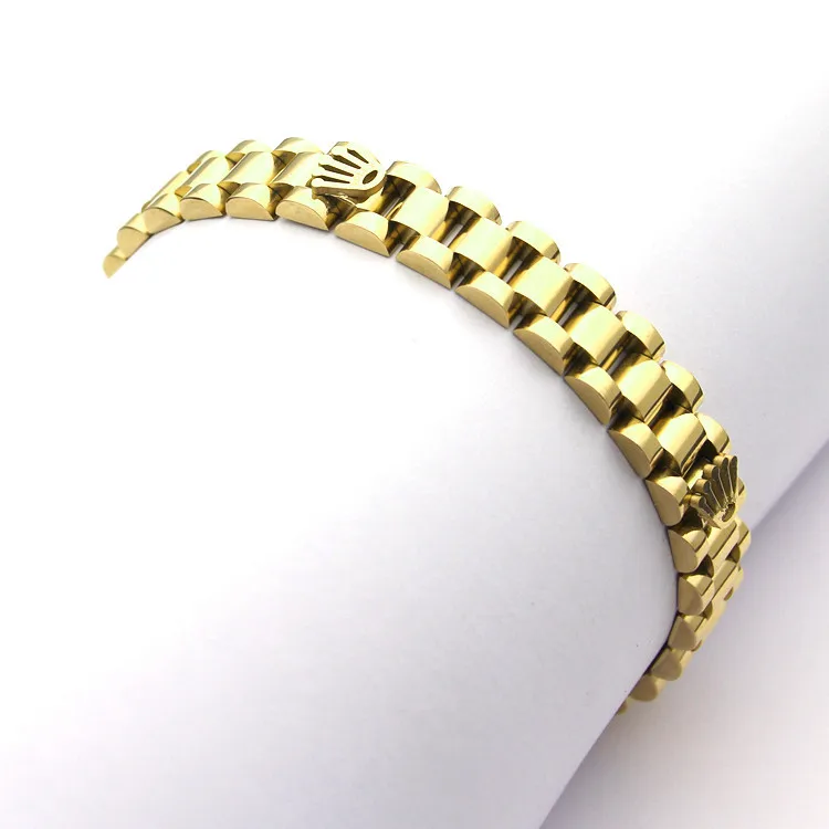 10 шт. Спидометр Pulsera стиль бразильская Корона нержавеющая сталь манжеты цепи звено браслет браслеты для мужчин