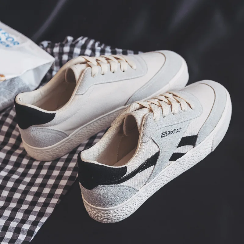 2019 Canvas Shoe Trend Male Platform Mens Shoes Casual Men Leisure Motion Cloth Shoe Sneaker Loafers Tenis Masculino Adulto