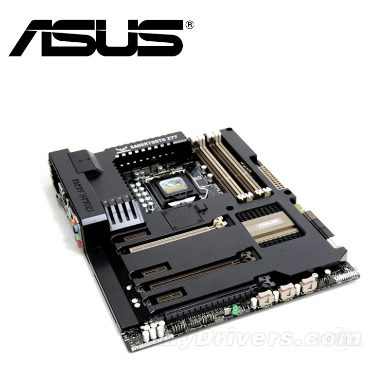 Материнская плата Asus SABERTOOTH Z77 для настольного ПК разъем LGA 1155 i3 i5 i7 DDR3 32G ATX UEFI BIOS