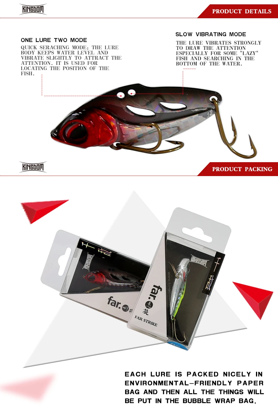 Kingdom Multi Fishing Lures Metal VIB Spoon Bait 8g37mm 10.5g41mm 14g46mm Sinking Fishing Tackle Pesca Artificias Baits Model 4004 (2)