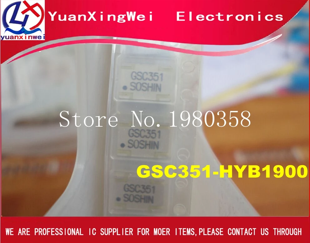 Бесплатная доставка новинка оригинал 2 шт./лот GSC351-HYB1900 GSC351 HYB1900 | Электроника