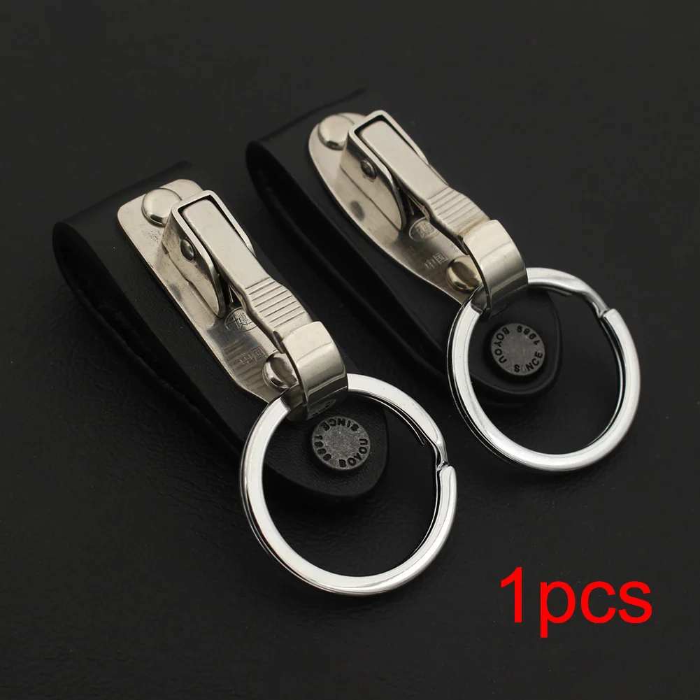 

Detachable Keyring Quick Release Stainless Steel Detachable Key Chain Belt Loop Clip Holder Keyring