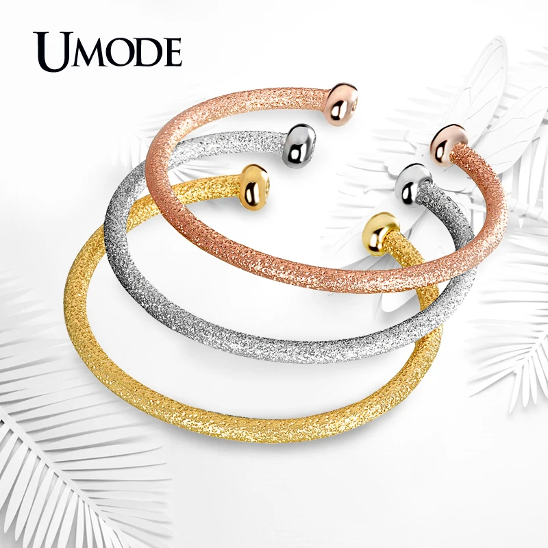 font b UMODE b font Luxury Cuff font b Bracelet b font Gold Rose Gold