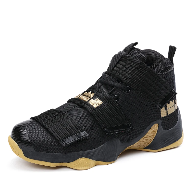 Мужская баскетбольная обувь г. Jordan Высокая брендовая спортивная обувь для мужчин, Женская корзина Homme, спортивная обувь для улицы, пара кроссовок - Цвет: Золотой