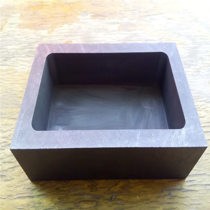 Квадратный графитовый тигель бак три высокоточных зерновой графит|crucible graphite| |
