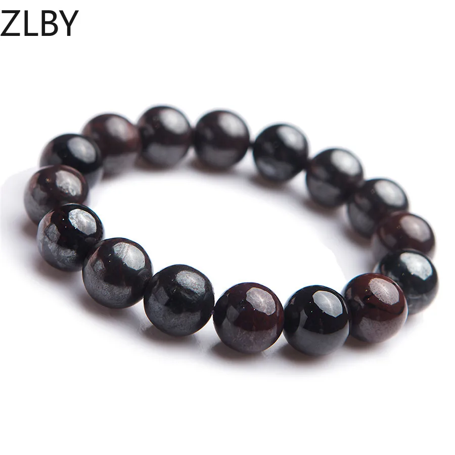 

14mm South African Natural Stone Bracelet Women Men Powerful Stretch Round Bead Natural Sugilite Bracelet AAAA