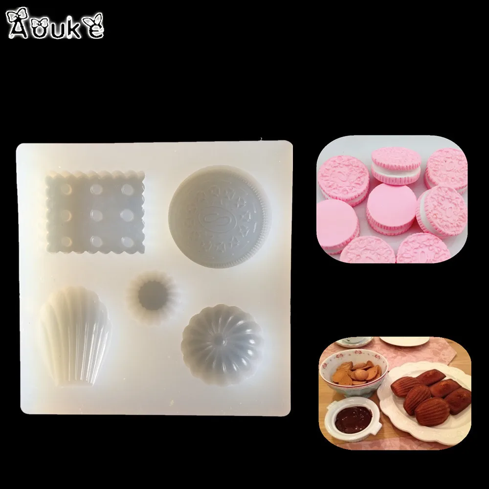 

Shell Biscuits Translucent Silicone Molds Cookies Fondant Chocolate Epoxy Molds Cake DIY Decorating Moulds Kitchen Baking Tools