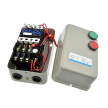220V Катушка Напряжение контактор переменного тока 7.5KW/10HP Мощность 14-22A тока три фазы Магнитный стартер мотора контроллера