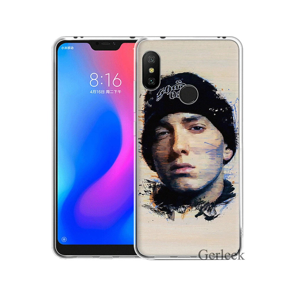 Desxz Rapero Эминем чехол для Xiaomi Redmi Note 6 7 3 Pro 4 4X5 5A Обложка сумка - Цвет: H10