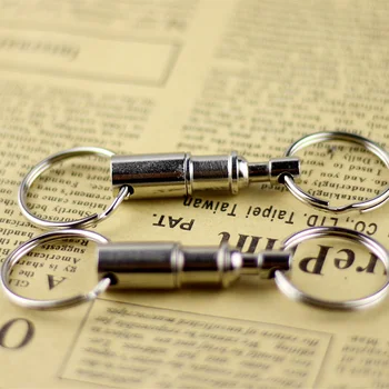 

Key Chain EDC Outdoor Tactical Car Key Ring Carabiner Climbing Double Key Ring Locking Hanging Padlock Camping Equipment Tool