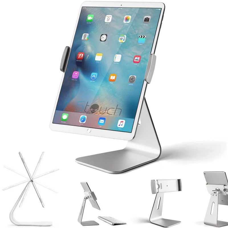 

360 Degree Rotatable Aluminum Alloy Desktop Holder Tablet Stand for Samsung Galaxy Tab Pro iPad Pro DJA99