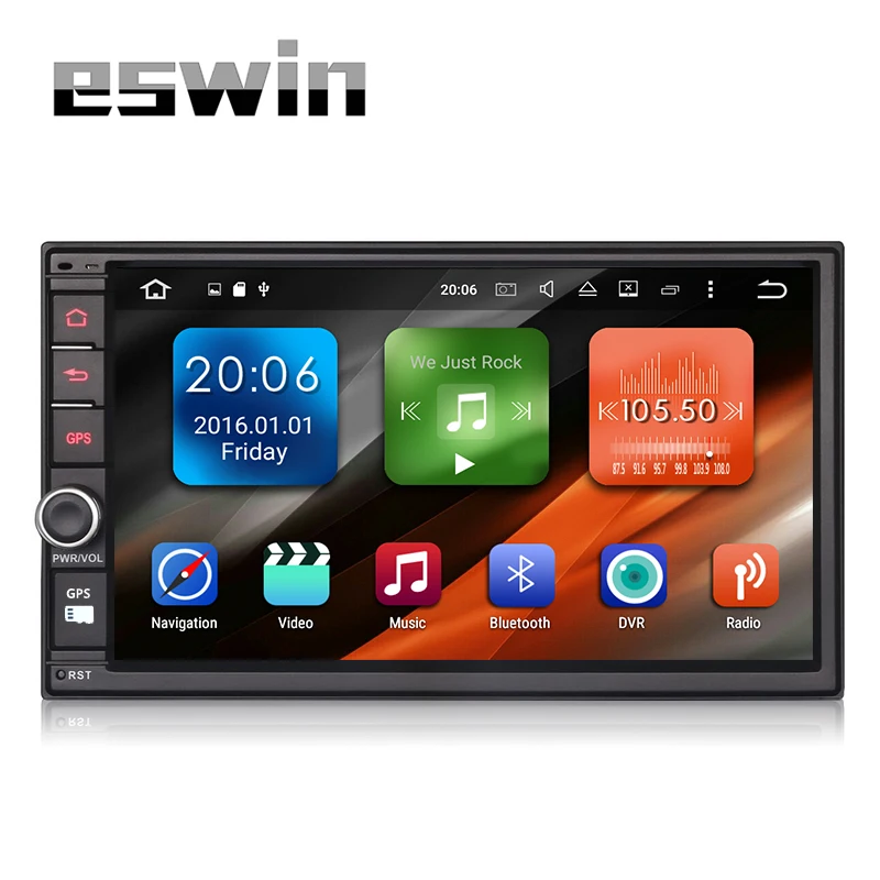 Android 6.0 2GB RAM 2Din Car Radio Stereo Multimedia Player 7&quot Universal GPS Navigation Built-in 3G Dongle Support wifi USB |