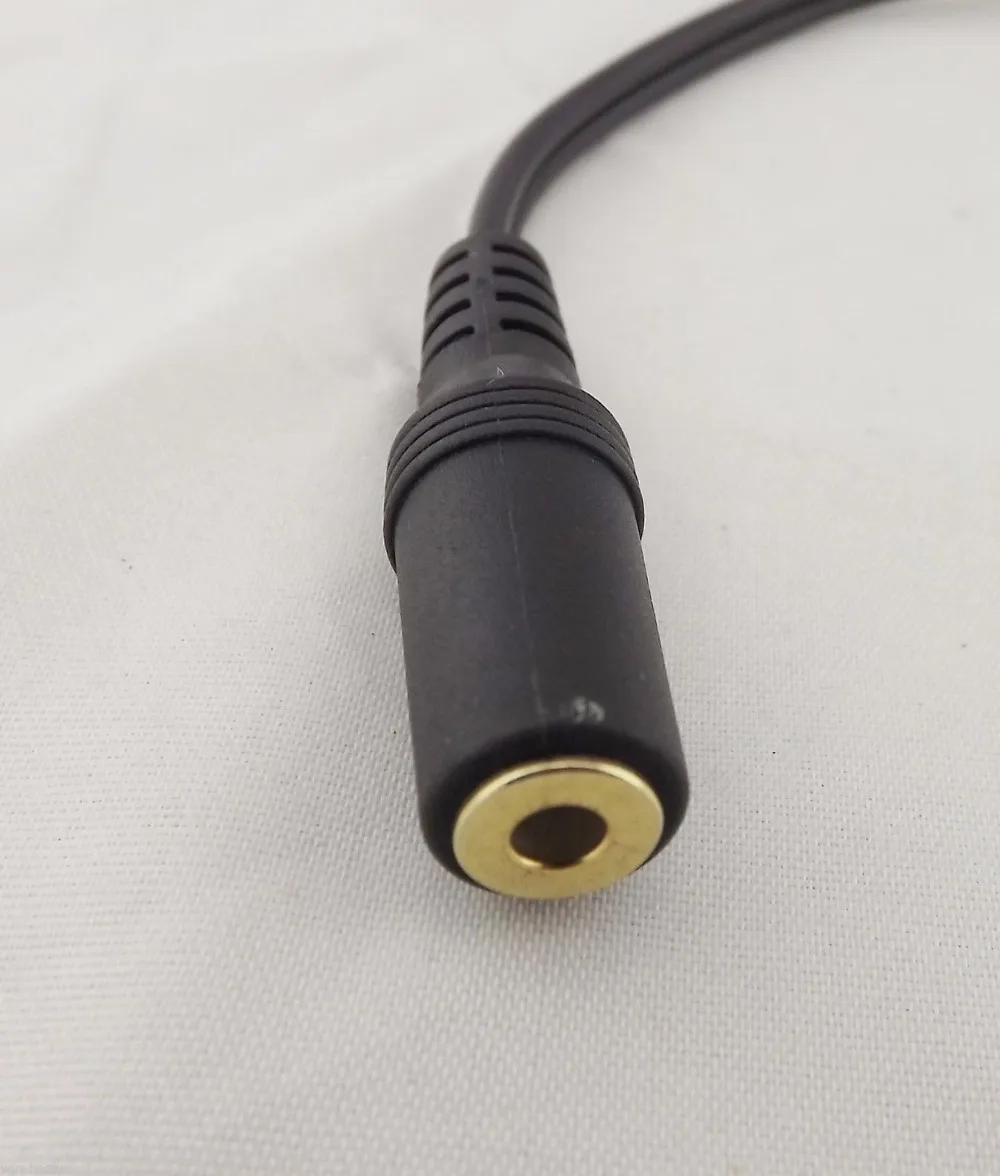 2 шт. аудио адаптер с разъемом мама 3 5 мм 25 см|adapter cable|cable adapterstereo splitter audio |