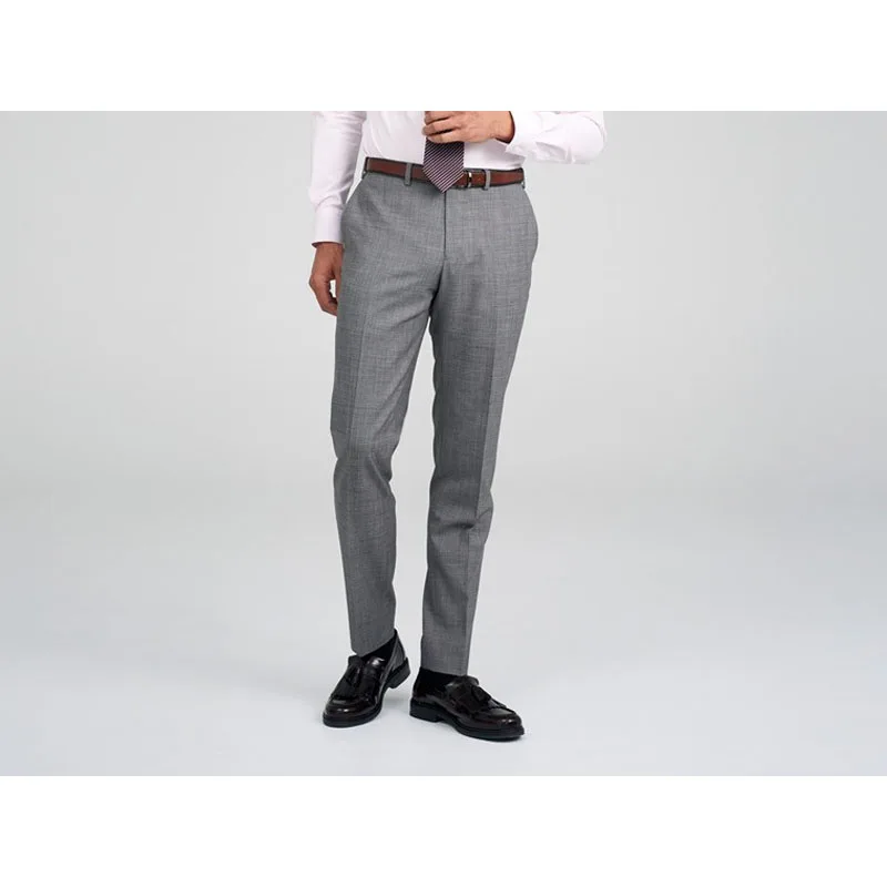 Wool Blue Trousers Tailor Made For Men 