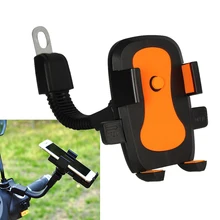 Mobile Phone Holder Adjustable Rear View Mirror Stand Adjustment For Moped Bike
