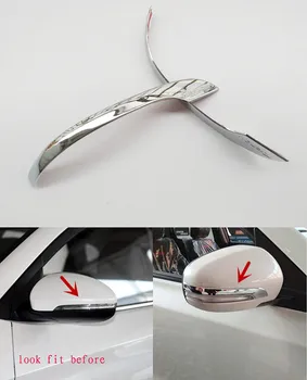 

Car Styling For Hyundai TUCSON TL 2015 2016 Chrome Side Mirror Cover Trim Molding Cap Overlay Garnish Car Stickers Accessories