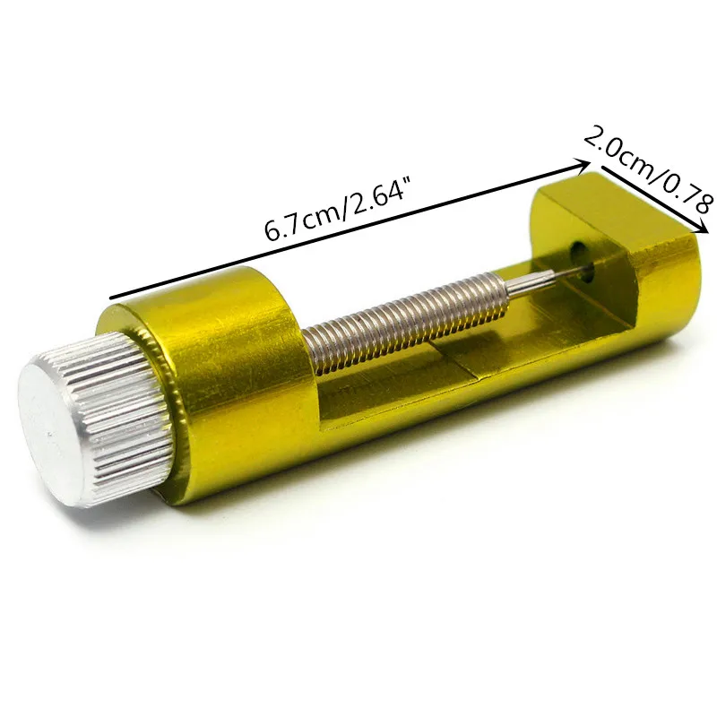 Cymii 1 набор, Золотой металлический регулируемый ремешок для часов, ремешок, браслет, для удаления штифтов, профессиональный набор инструментов для ремонта для мужчин/женщин, Часы